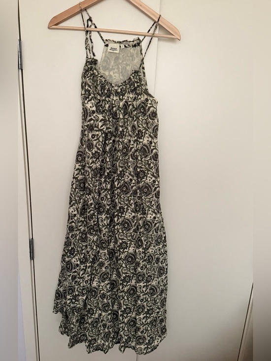 Hartford Dresses & Skirts - Hartford Muslin Cotton Lined High Neck Tie Floral Paisley Maxi Dress Size 1/S